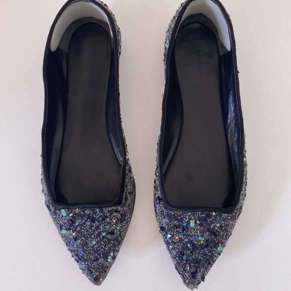 DUSICA DUSICA Beaded Leather Flat - Picture 6 of 16